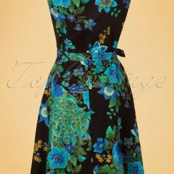 Heart of Haute Monique Peacock Dress - Picture 2 of 5